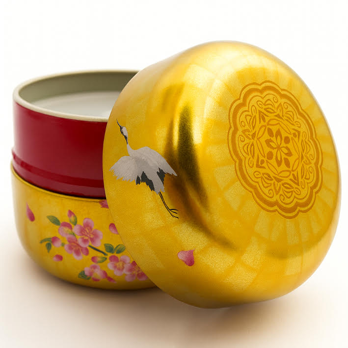 Boîte Mont Fuji dorée