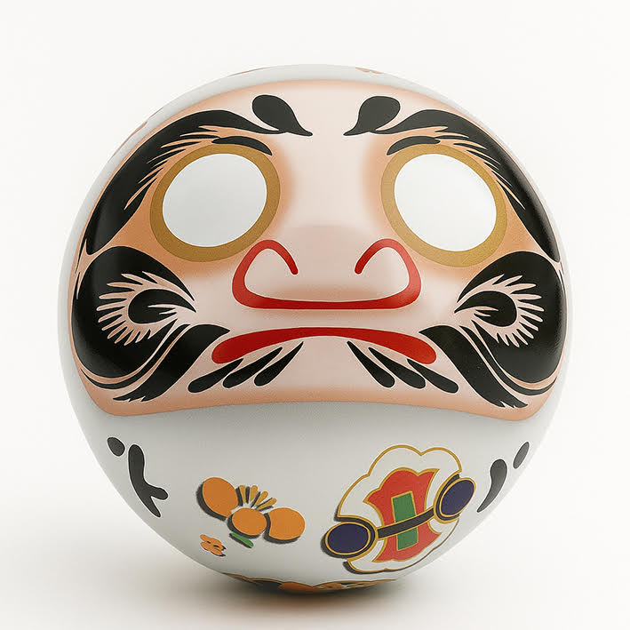 Boîte à thé japonaise "Daruma"