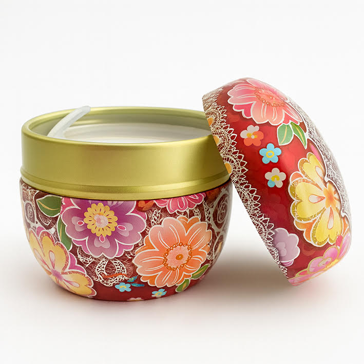 Boite japonaise fleurie