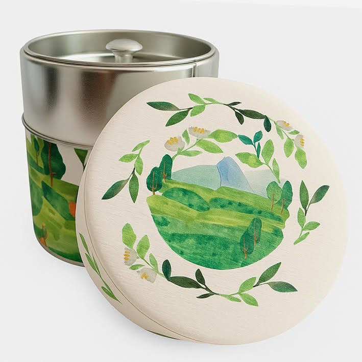 Boîte washi paysage